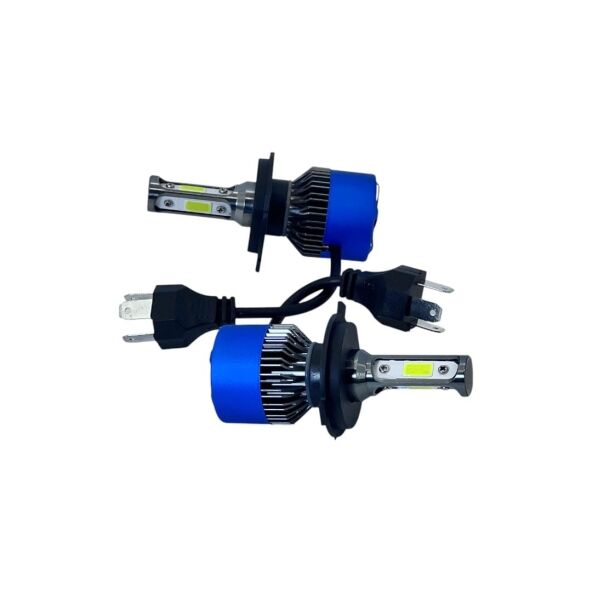 Becuri Auto LED H4 M2 – 24W, 6000K Alb Rece, Compatibile CANBUS, Set 2 Bucăți, Faruri Auto Puternice și Eficiente