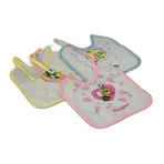 Set Bavetici pentru Bebelusi – Colorate cu Imprimeuri Diverse: Albinuta, Soricel, Dinozaur, Protecție și Distracție - imagine 3